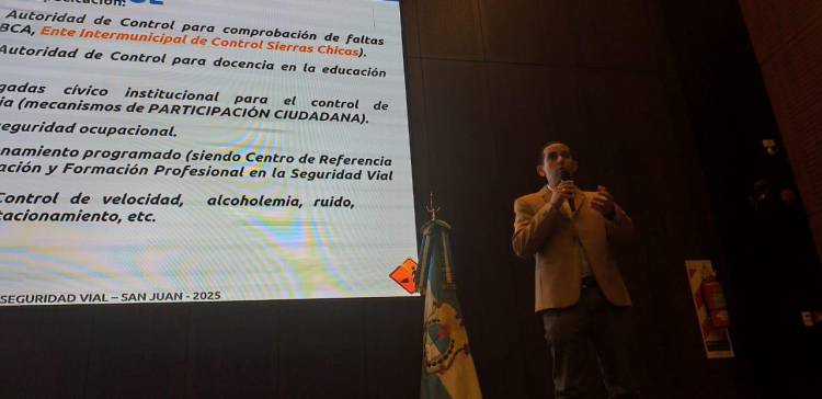 Matías Roldán presente en el V Congreso Nacional de Seguridad Vial en Mar del Plata